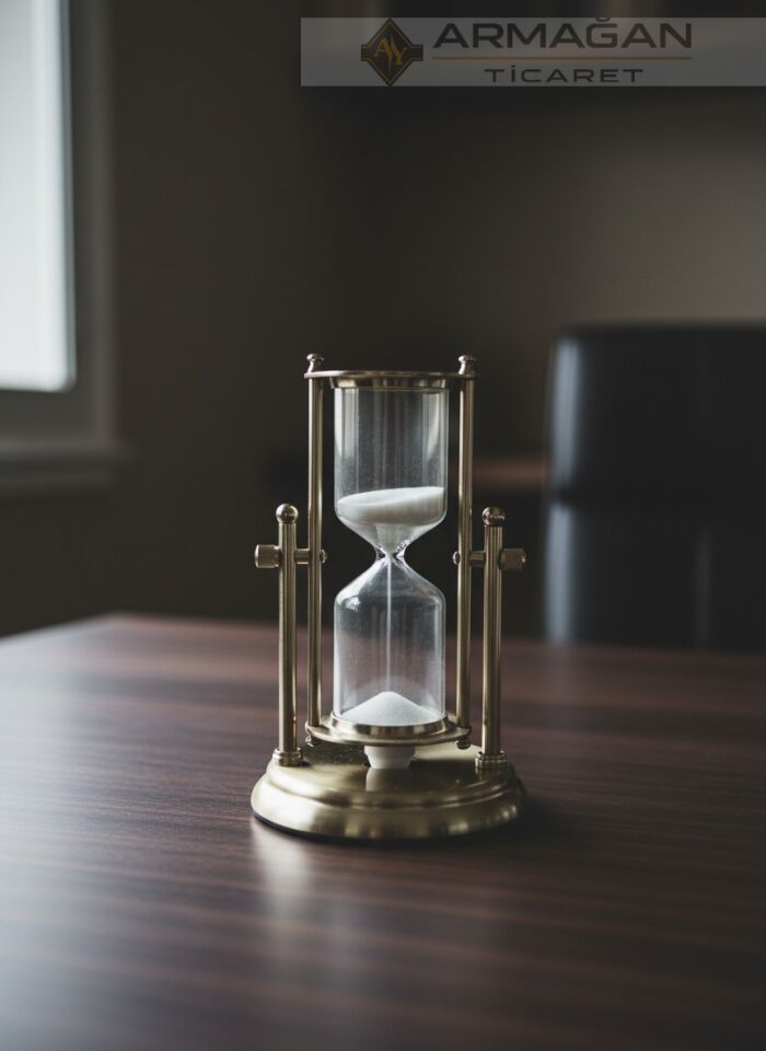 METAL KUM SAATİ 2033 Gold