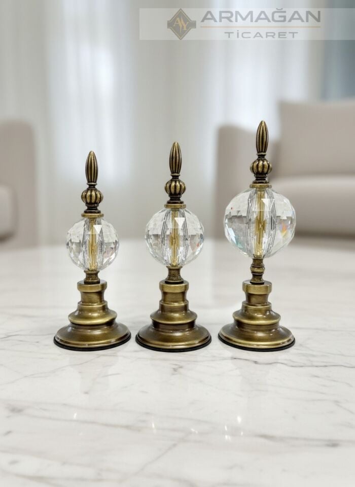 3'LÜ ALEM DEKOR Şeffaf-Eskitme