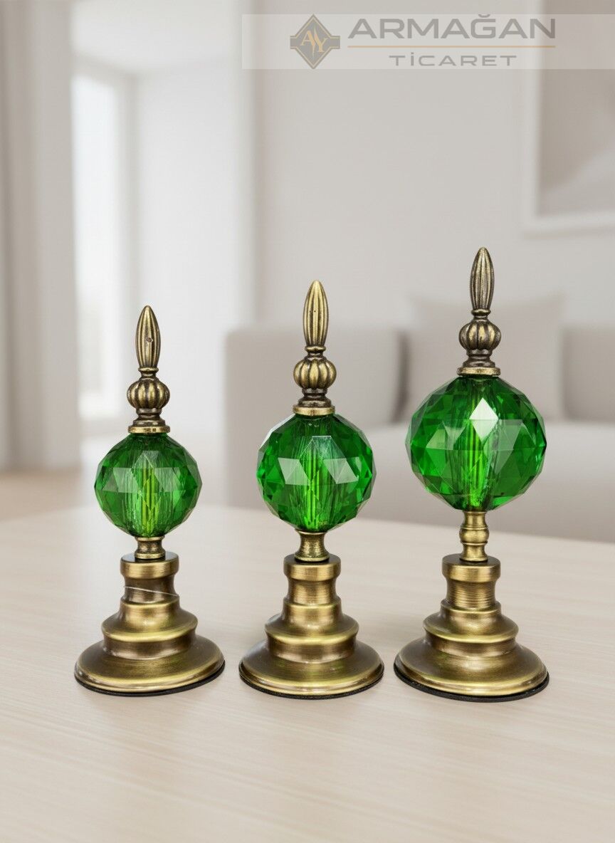 3'LÜ ALEM DEKOR Yeşil-Eskitme