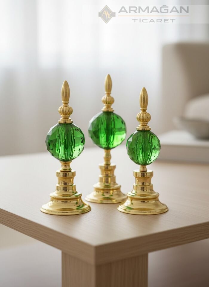 3'LÜ ALEM DEKOR Gold-Yeşil