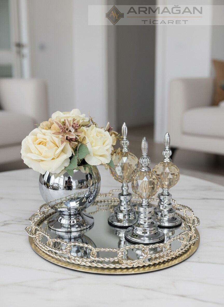 ARAJMAN, ALEM DEKOR VE ZİNCİR TEPSİ SETİ