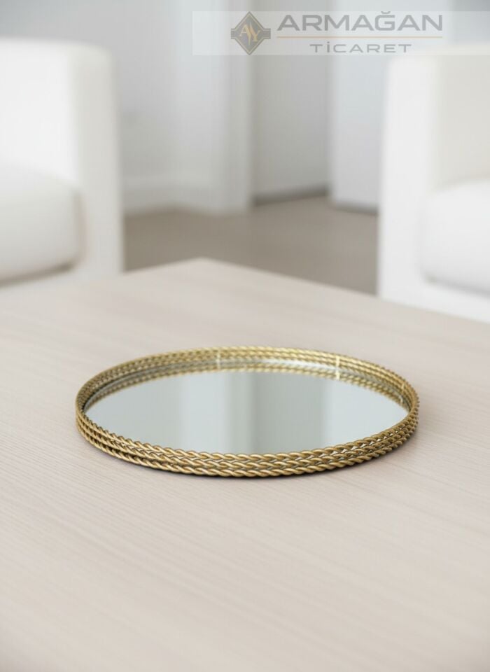 ARAJMAN, ALEM DEKOR VE TEPSİ SETİ Füme-Eskitme