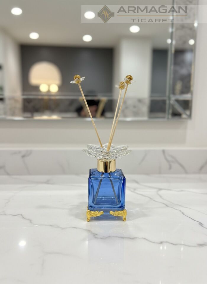 ODA KOKU ŞİŞESİ Lacivert-Gümüş