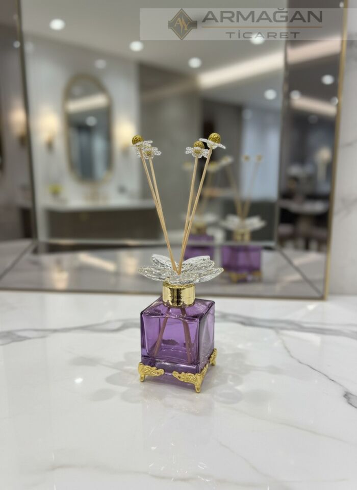 ODA KOKU ŞİŞESİ Mor-Gümüş