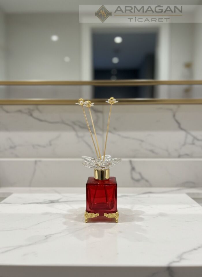 ODA KOKU ŞİŞESİ Kırmızı-Gold