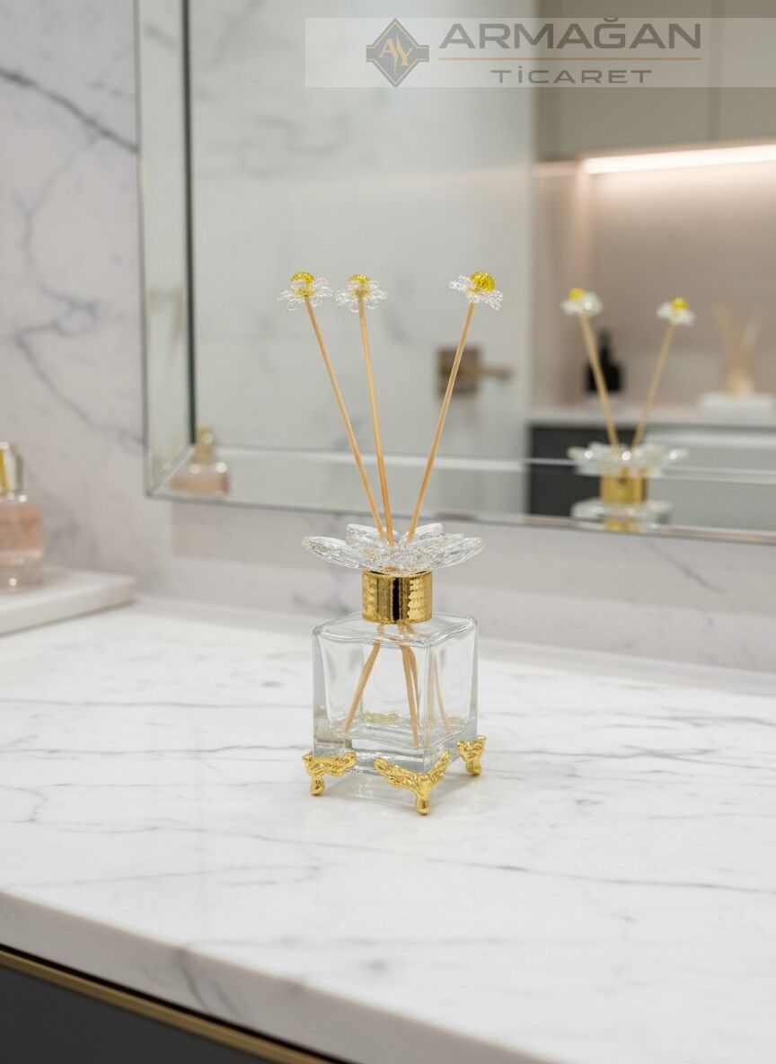 ODA KOKU ŞİŞESİ Şeffaf-Gold