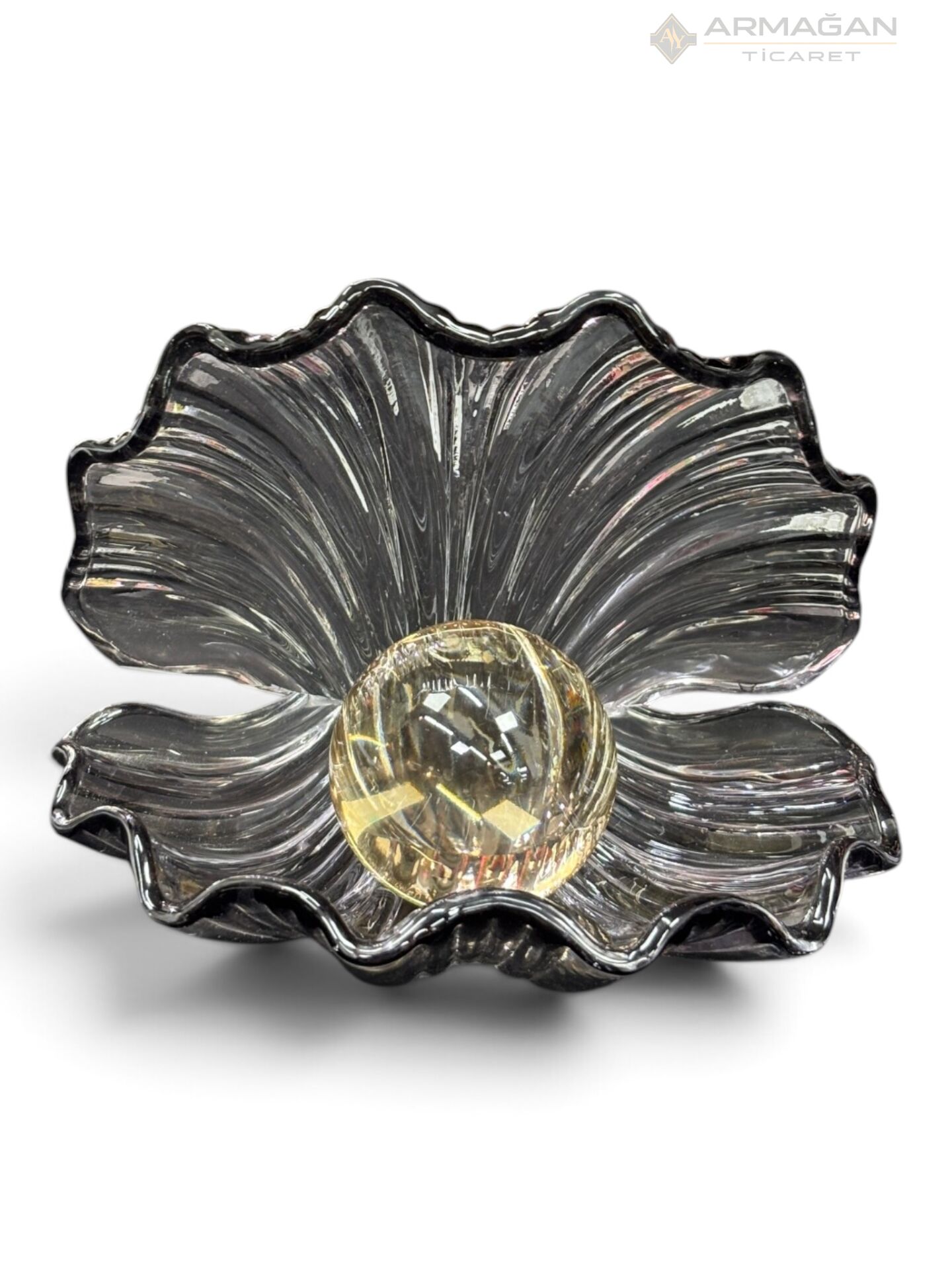 KRİSTAL CAM İSTİRİDYE Füme-Gold